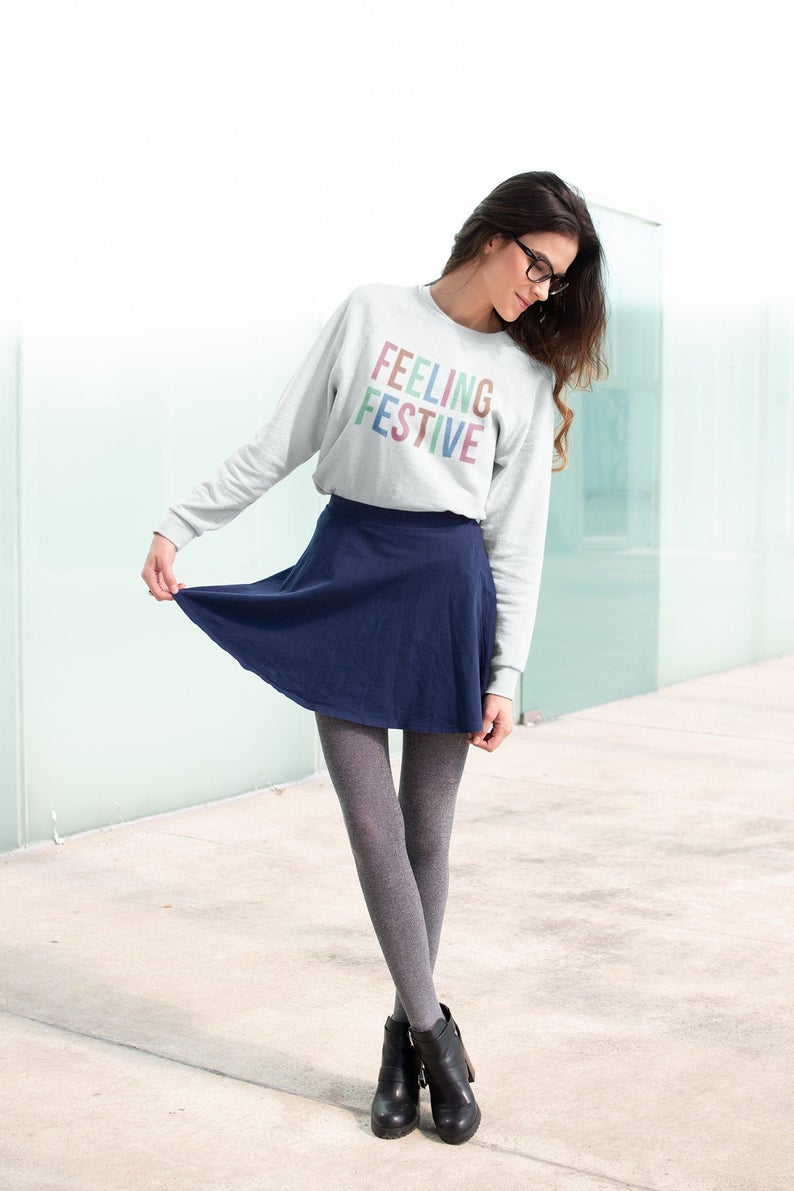 Feeling discount festive sweatshirt