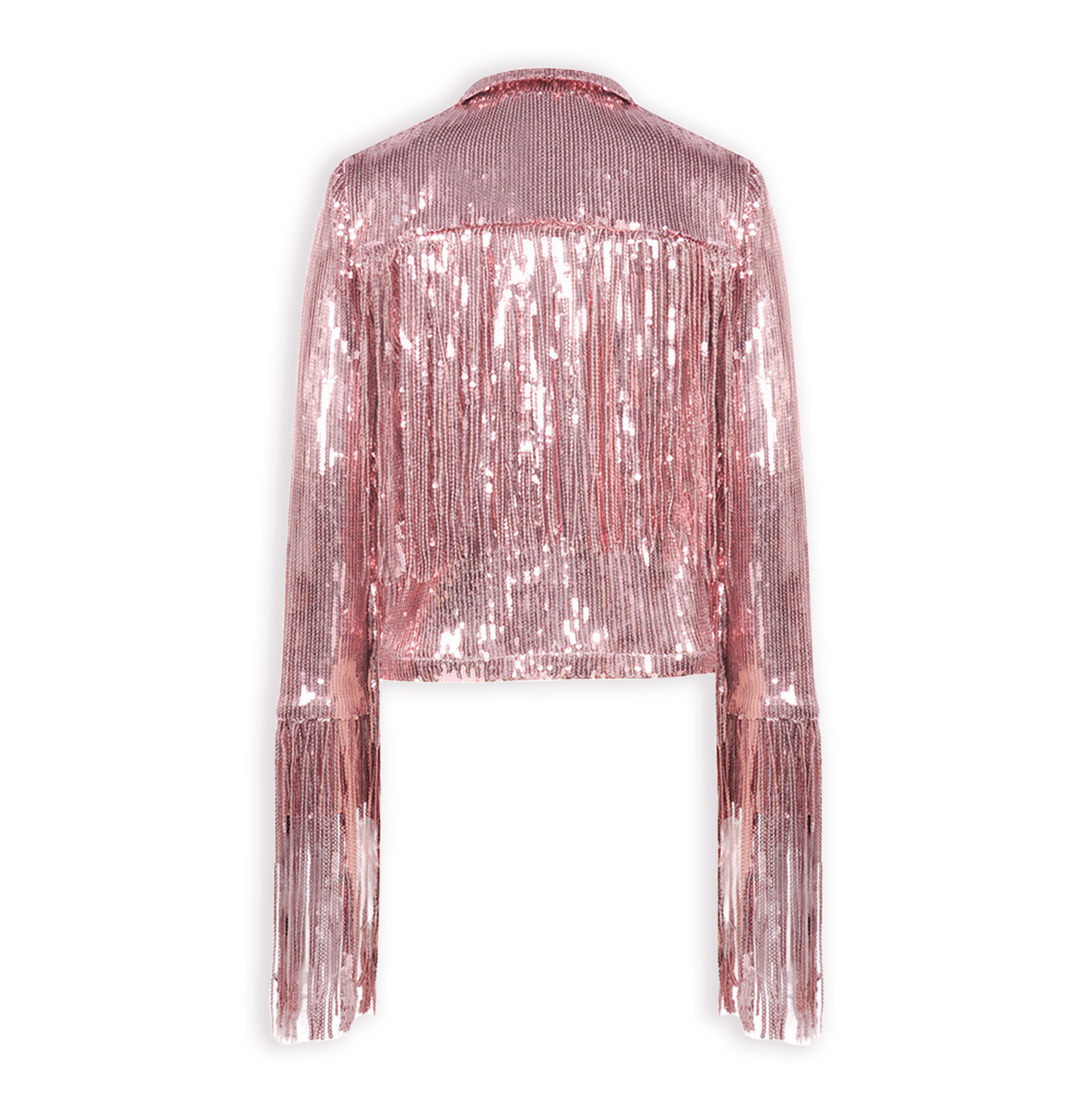 PINK Sequin Fringe Jacket Bride to Be Essentials Bachelorette